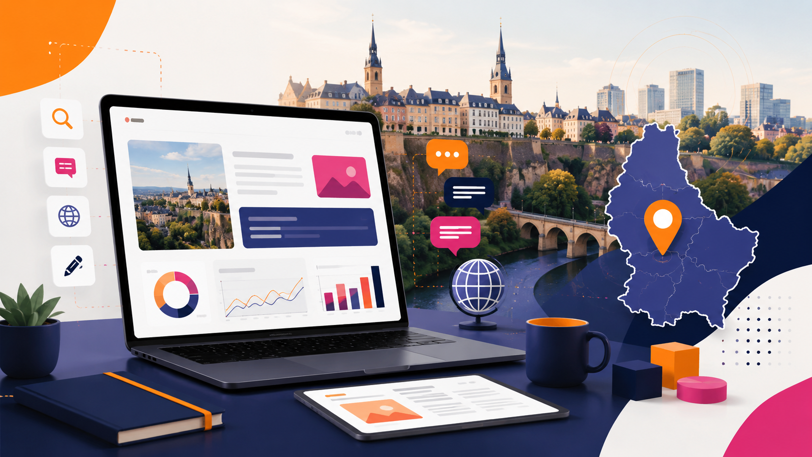 Créer du contenu spécifique pour le Luxembourg